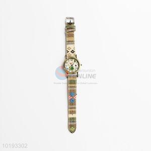 Promotional wholesale canvas women watches