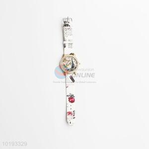 Ladies White Wrist Watch Bracelet Watch