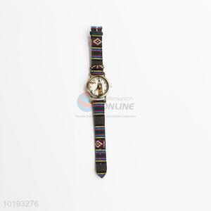 Vintage bohemia style canvas watch for women