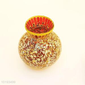 Wedding art decoration red glass vase for flower arrangement