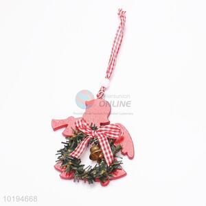 Hot Sale Christmas Decorative Wooden Pendant in Angel Shape