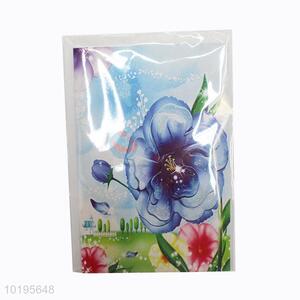 Reasonable price custom flower style greeting card