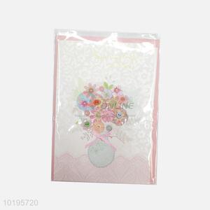 Good quality delicate flower style greeting card