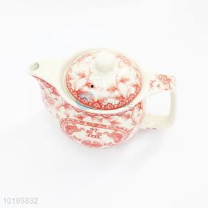Modern Household Printed Mini Ceramic Teapot