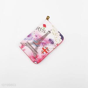 Paris tower pattern clutch purse bag