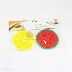 Wholesale 2 pieces fruit cup placemat