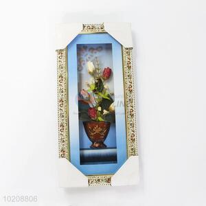 Vintage art 3d flower house decoration modern wall painting