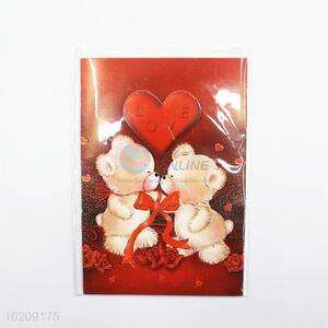 Hot sales good cheap bear greeting card