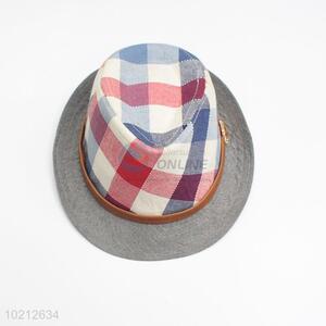 Promotion british checked top hat for wholesale