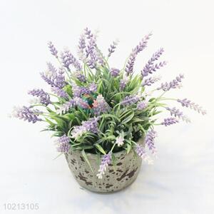 Wholesale best cheap purple&white simulation flower bonsai