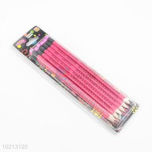 Fashion Pink Wooden Black Lead Non-toxic HB Writing Pencil