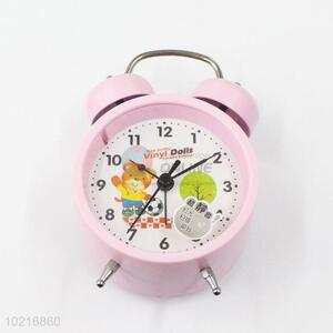 Wholesale low price best fashion pink alarm clock