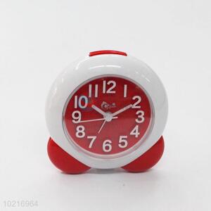 New style popular cute white&red alarm clock