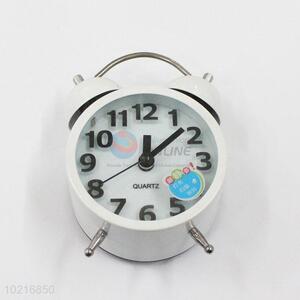 Top quality low price fashion white alarm clock