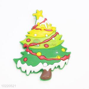 Popular design low price Christmas tree magnetic fridge sticker