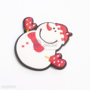 Factory wholesale cute snowman magnetic fridge sticker