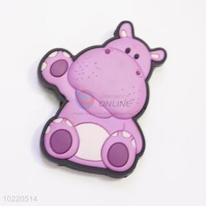 Daily use promotional hippo magnetic fridge sticker