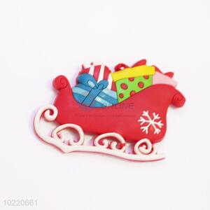 Lovely design custom sleigh magnetic fridge sticker