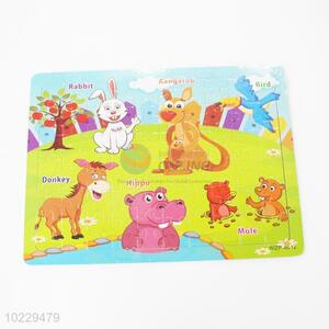 Promotional custom educational toys/wooden jigsaw puzzle