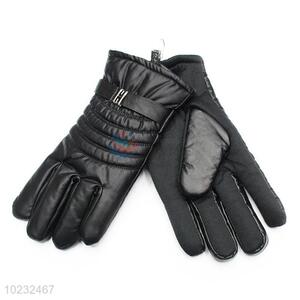 Cheap cool simple black men glove