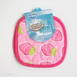 Cute Starwberry Pattern Bowl Pad Waterproof Table Cloth Pad