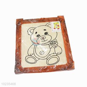 China factory price high quality wooden-frame mud painting