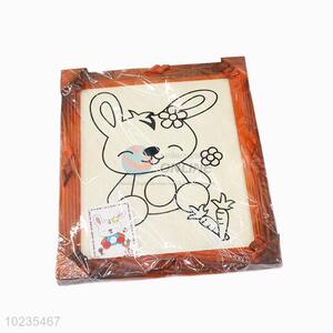 Promotional new style cool cheap wooden-frame mud painting