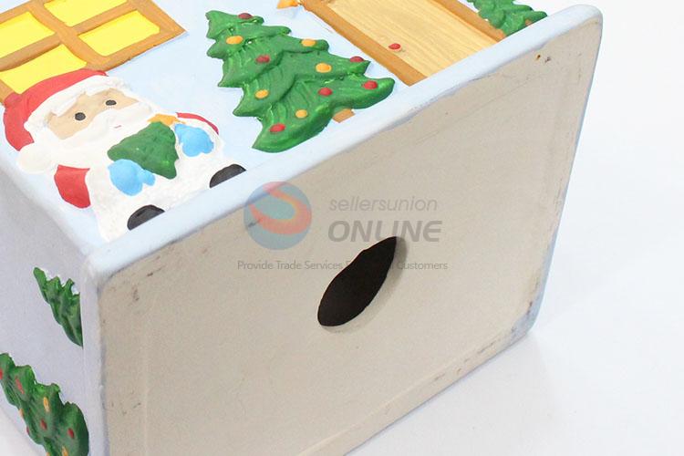 Good quality cheap best christmas house shape money box