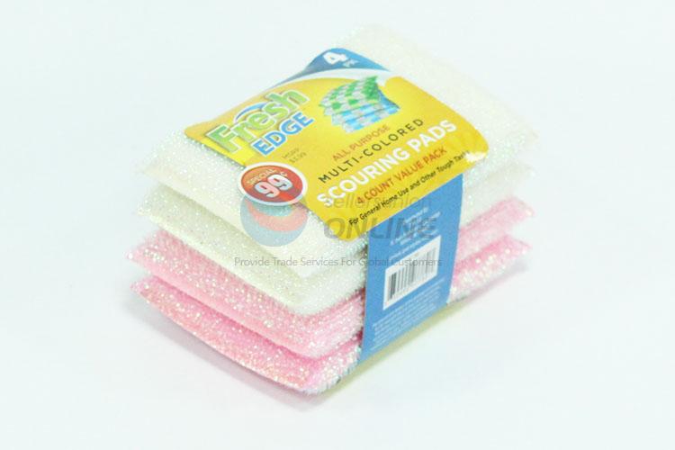 Sponge scouring pad