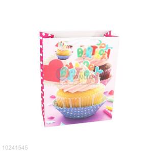 Delicious Cake Printed Gilding Gift Bag/Paper Packing Bag for Birthday