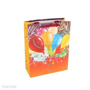 Colorful Balloon Printed Gilding Gift Bag/Paper Packing Bag for Sale