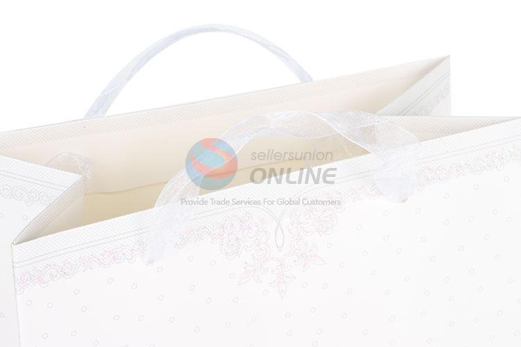 Wholesale Supplies White Gilding Gift Bag/Paper Packing Bag for Sale