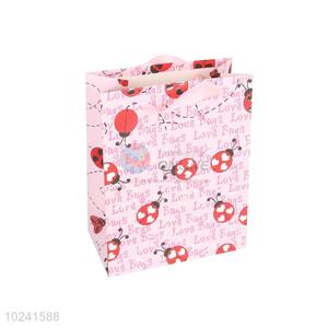 Cute Ladybird Printed Gilding Gift Bag/Paper Packing Bag for Sale