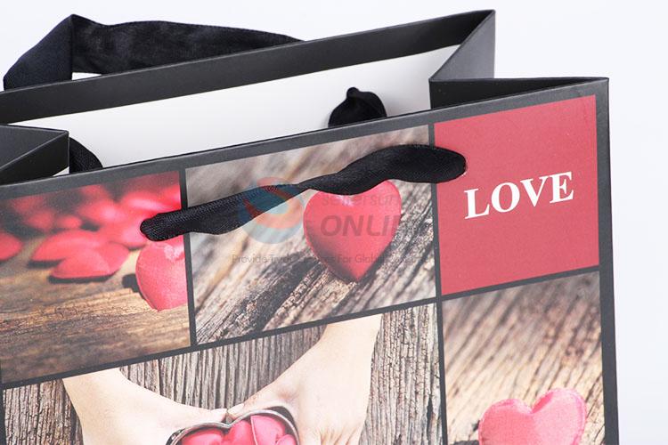 Romantic Heart Printed Gift Bag/Paper Packing Bag for Sale