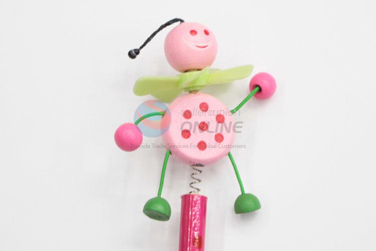 China Factory Wooden Pencil for Kids, Pencil with Toy