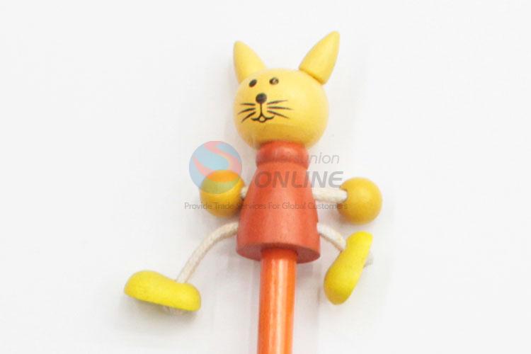High Quality Wooden Toy Cartoon Pencil for Children