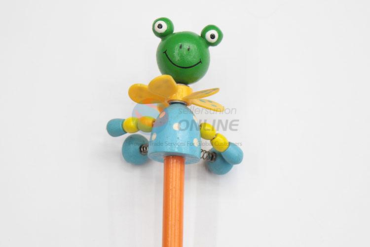 Popular Wholesale Stationery Pencil with Cartoon Toy Head