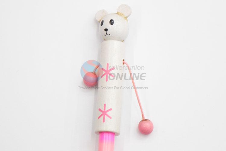 Latest Design Wooden Pencil/ Wood Pencil with Toy