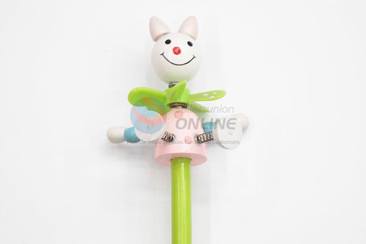 Cheap Price Stationery Pencil with Cartoon Toy Head
