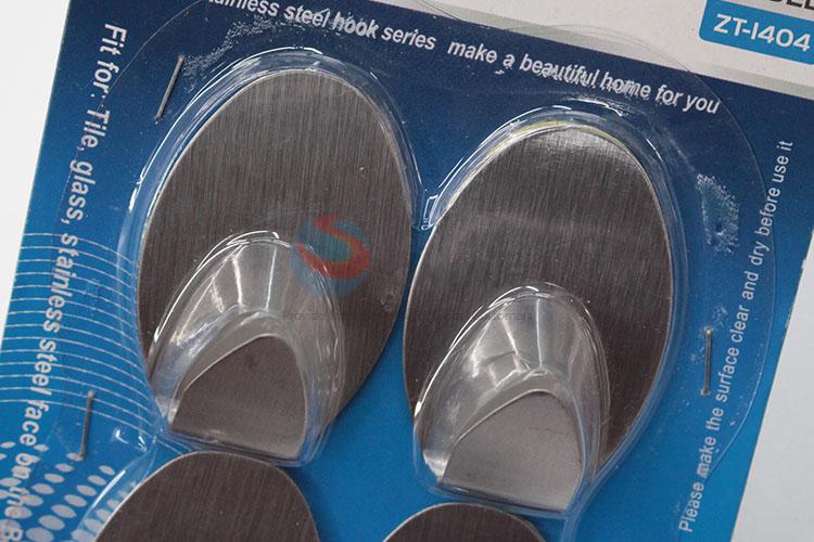 High Quality 2 Pcs Stainless Iron Adhesive Sticky Hook