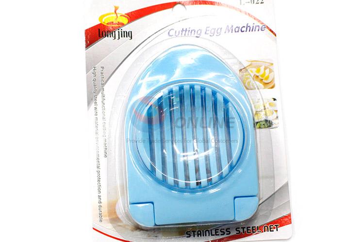 Good Selling Blue Plastic Egg Cutter Kitchen Ware