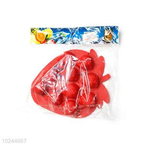 Custom Strawberry Shape Ice Cube Tray Food Mould