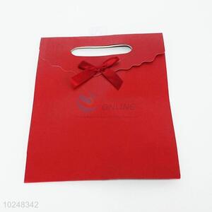 Hot selling wholesale handle red paper gift bags for sale