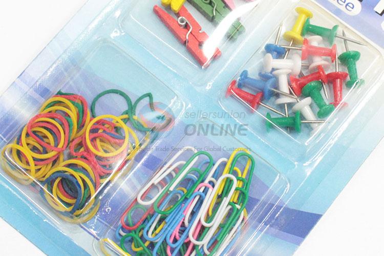 Utility Metal Paper Clip, Rubber Band, Wooden Clips, Pushpin