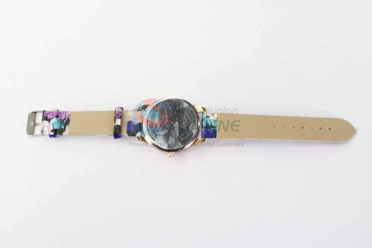 Flower Pattern Casual Bracele Watch For Girls/Fashion Quartz Wristwatch