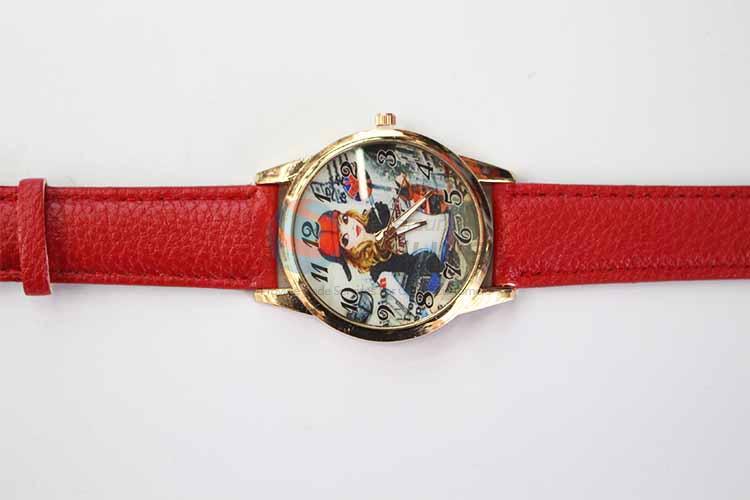 Cartoon Girl Casual Bracele Watch For Girls/Fashion Quartz Wristwatch