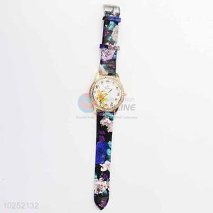 Flower Pattern Casual Bracele Watch For Girls/Fashion Quartz Wristwatch