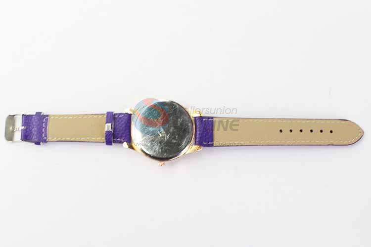 Classic Purple Casual Bracele Watch For Girls/Fashion Quartz Wristwatch