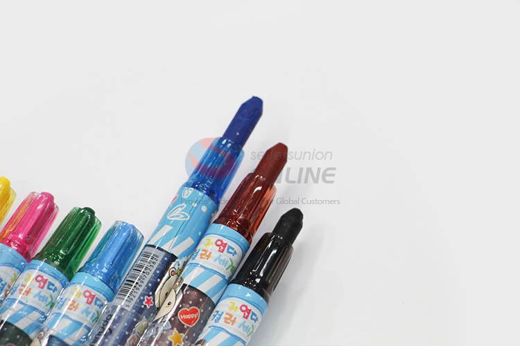 Fancy Design 24 Colors Rolling Crayon