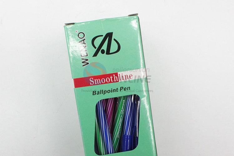Hot-Selling Popular 50 Pcs Custom Transparent Ballpoint Pen